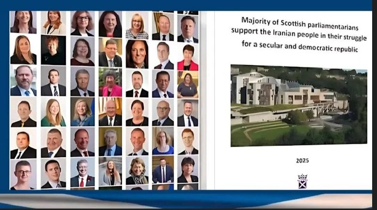 Mehrheit im schottischen Parlament unterstützt NCRI-Vision und Protest gegen IRGC